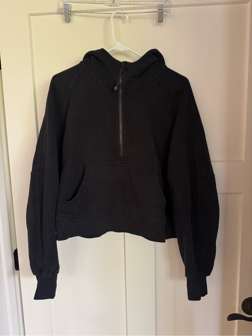 Lululemon Cropped Half Zip Scuba Hoodie